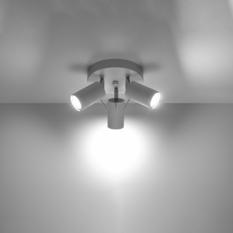 Sollux Lighting Plafon RING 3P biały