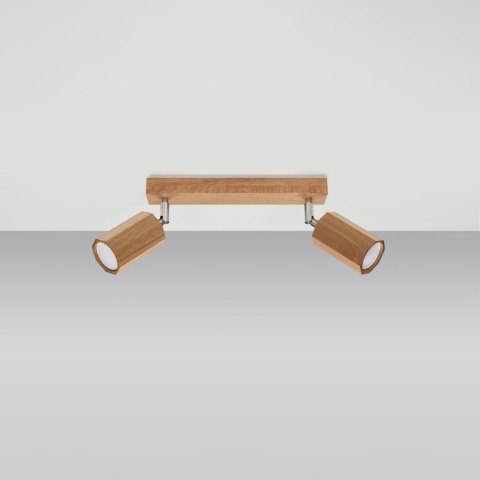 Sollux Lighting Plafon ZEKE 2 dąb