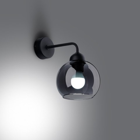 Sollux Lighting Kinkiet ALINO 1 czarny