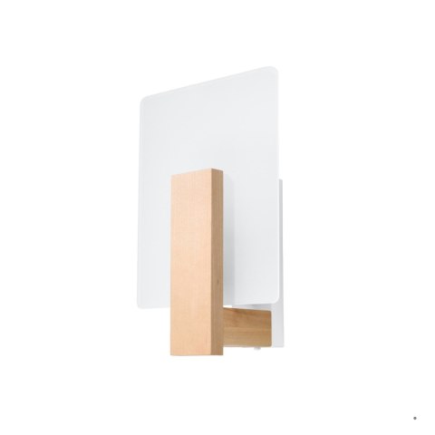Sollux Lighting Kinkiet LAPPO naturlane drewno