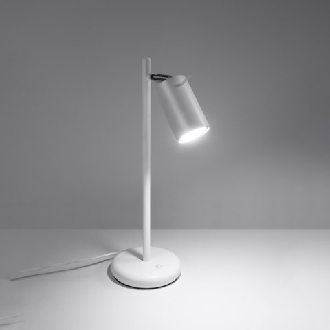Sollux Lighting Lampa biurkowa RING biała