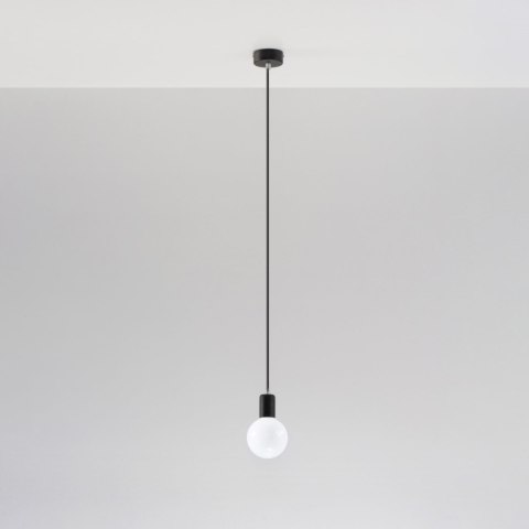 Sollux Lighting Lampa wisząca EDISON czarna