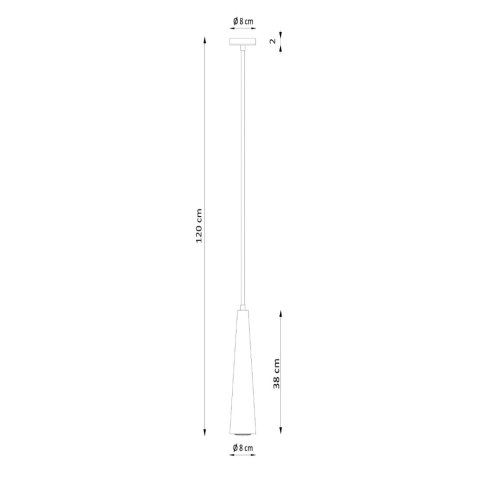 Sollux Lighting Lampa wisząca SULA 1 naturalne drewno