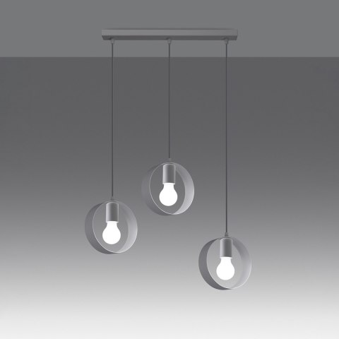 Sollux Lighting Lampa wisząca TITRAN 3 biała