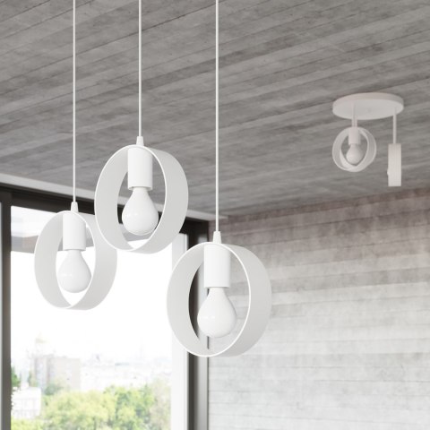 Sollux Lighting Lampa wisząca TITRAN 3 biała
