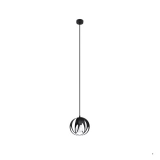 Sollux Lighting Lampa wisząca TULOS 1 czarna