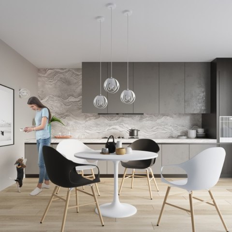 Sollux Lighting Lampa wisząca TULOS 3P biała