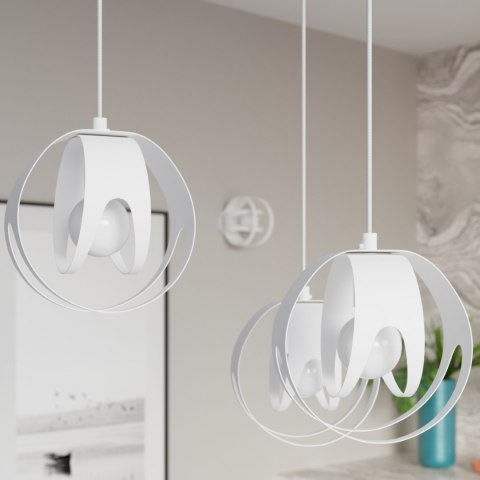 Sollux Lighting Lampa wisząca TULOS 3P biała