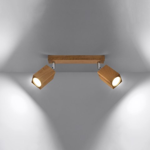 Sollux Lighting Plafon KEKE 2 dąb