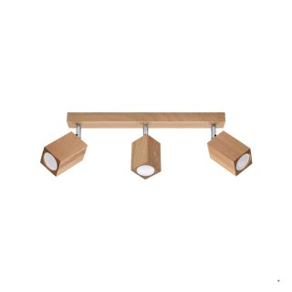 Sollux Lighting Plafon KEKE 3 dąb