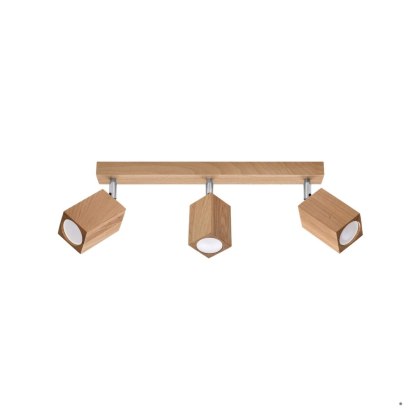 Sollux Lighting Plafon KEKE 3 dąb