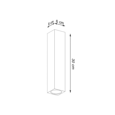 Sollux Lighting Plafon KEKE 30 dąb