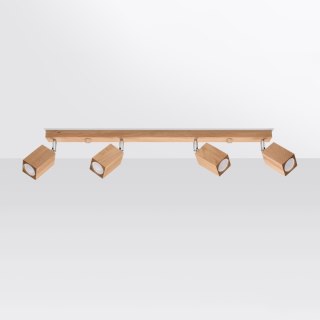 Sollux Lighting Plafon KEKE 4 dąb