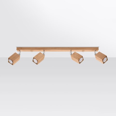 Sollux Lighting Plafon KEKE 4 dąb