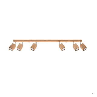 Sollux Lighting Plafon KEKE 6 dąb
