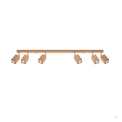 Sollux Lighting Plafon KEKE 6 dąb