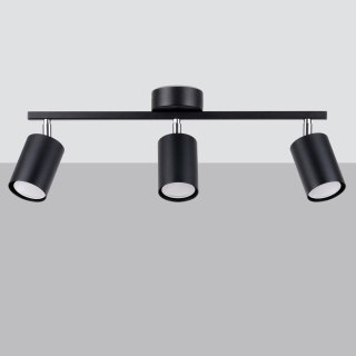 Sollux Lighting Plafon LEMMI 3 czarny