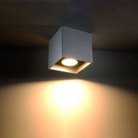 Sollux Lighting Plafon QUAD 1 szary