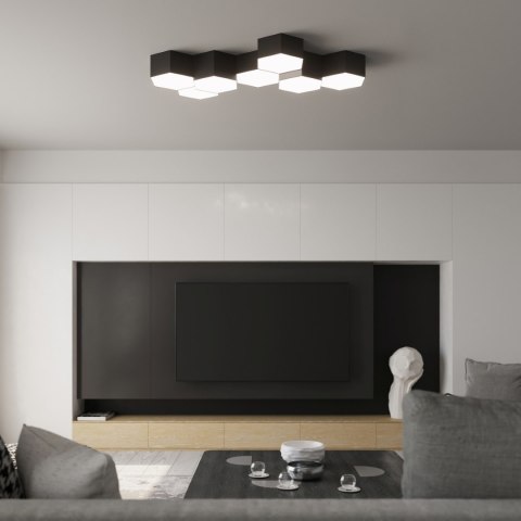 Sollux Lighting Plafon SUNDE 11 czarny
