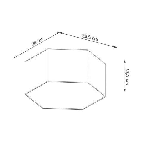 Sollux Lighting Plafon SUNDE 13 biały