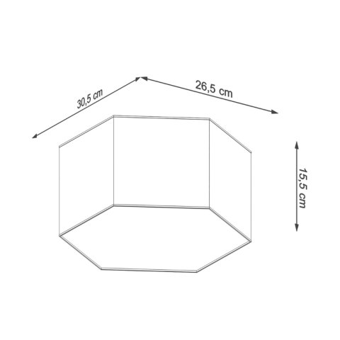 Sollux Lighting Plafon SUNDE 15 biały