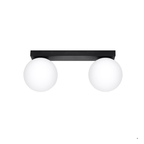 Sollux Lighting Plafon YOLI 2 czarny