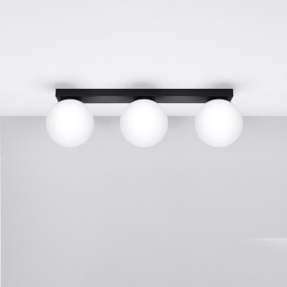 Sollux Lighting Plafon YOLI 3 czarny
