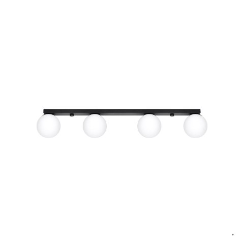 Sollux Lighting Plafon YOLI 4 czarny