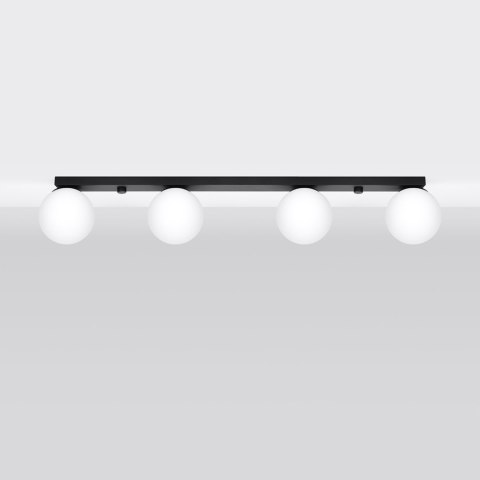 Sollux Lighting Plafon YOLI 4 czarny