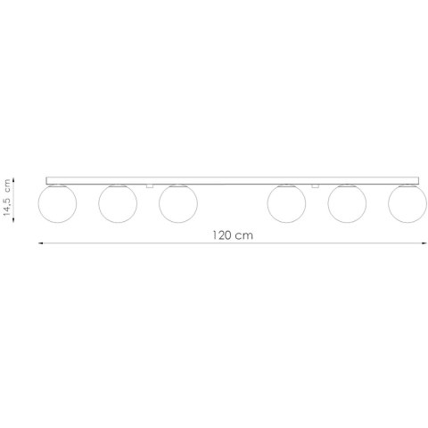 Sollux Lighting Plafon YOLI 6 biały