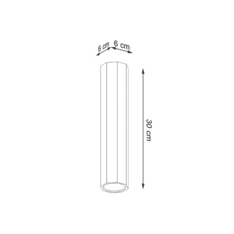 Sollux Lighting Plafon ZEKE 30 dąb