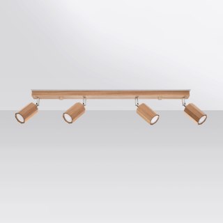 Sollux Lighting Plafon ZEKE 4 dąb