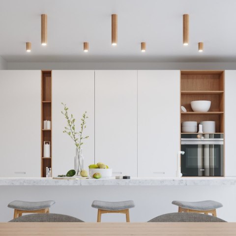 Sollux Lighting Plafon ZEKE 6 dąb
