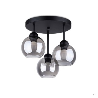 Sollux Lighting Żyrandol ALINO 3 czarny