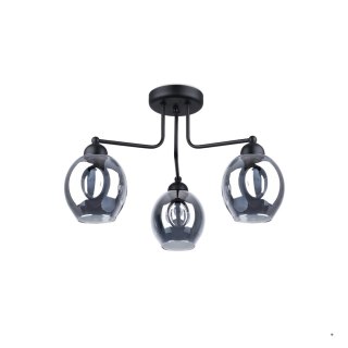Sollux Lighting Żyrandol FILLAN 3 czarny