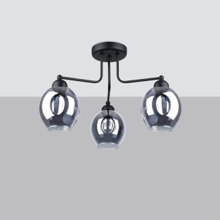 Sollux Lighting Żyrandol FILLAN 3 czarny