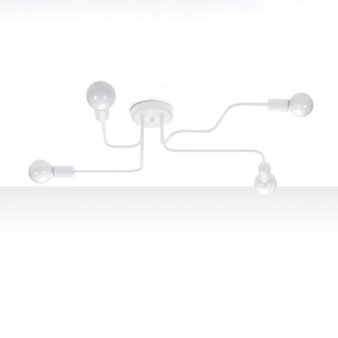 Sollux Lighting Żyrandol VECTOR 4 biały