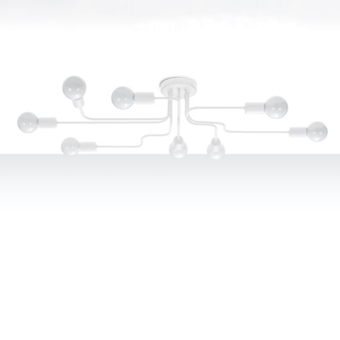 Sollux Lighting Żyrandol VECTOR 8 biały