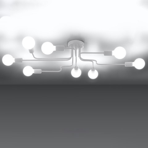 Sollux Lighting Żyrandol VECTOR 8 biały