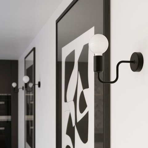 Sollux Lighting Żyrandol VECTOR 8 czarny
