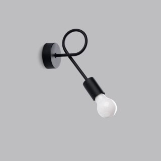 Sollux Lighting Kinkiet LEVAR czarny