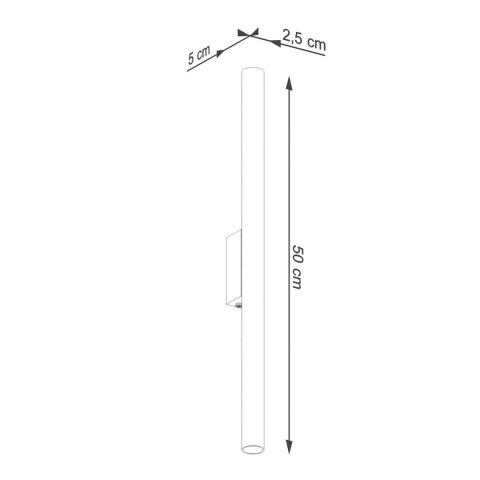 Sollux Lighting Kinkiet PASTELO 2 biały