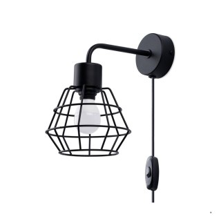 Sollux Lighting Kinkiet SUBA czarny