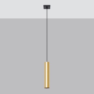 Sollux Lighting Lampa Wisząca LAGOS 1 złoty połysk