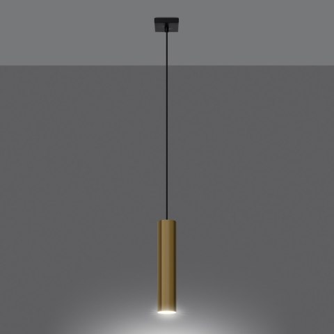Sollux Lighting Lampa Wisząca LAGOS 1 złoty połysk