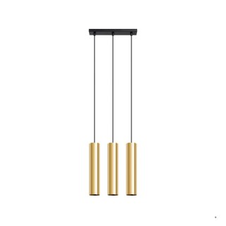 Sollux Lighting Lampa Wisząca LAGOS 3 złoty połysk