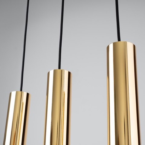 Sollux Lighting Lampa Wisząca LAGOS 3 złoty połysk