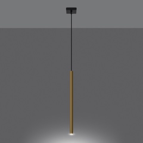 Sollux Lighting Lampa Wisząca PASTELO 1 złoty połysk