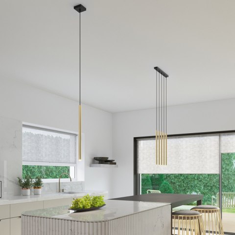 Sollux Lighting Lampa Wisząca PASTELO 5L złoty połysk