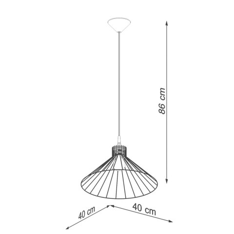 Sollux Lighting Lampa wisząca EDA